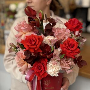 купить цветы в коробке быстро ходынка